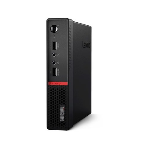 Компьютер LENOVO ThinkCentre M715q, AMD A6 Pro 8570E, DDR4 4Гб, 500Гб, AMD Radeon R5, noOS, черный [10m3s06w00]