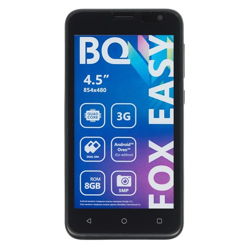 Смартфон BQ Fox Easy 4501, черный