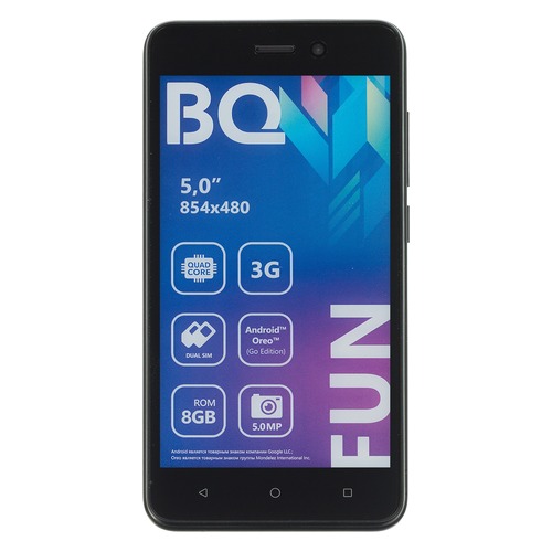 Смартфон BQ Fun 5002G, черный