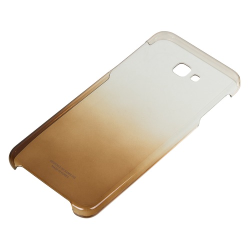 Чехол (клип-кейс) SAMSUNG Gradation Cover, для Samsung Galaxy J4+ (2018), золотистый [ef-aj415cfegru]