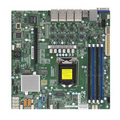 Серверная материнская плата SUPERMICRO MBD-X11SCM-LN8F-O, Ret