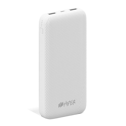 Внешний аккумулятор (Power Bank) HIPER SPX20000, 20000мAч, белый [spx20000 white]