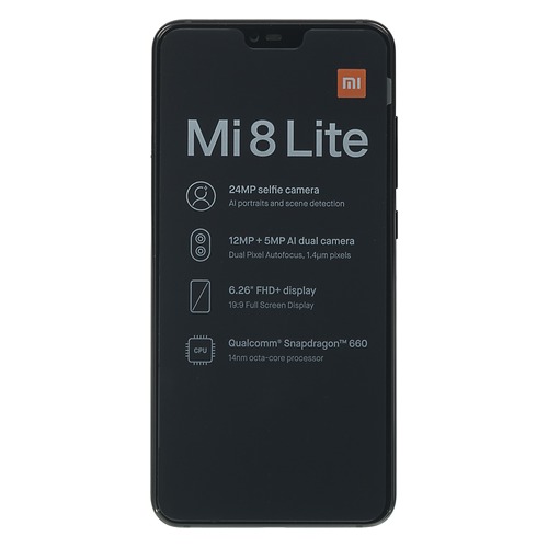 Смартфон XIAOMI Mi 8 Lite 128Gb, черный