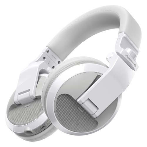 Наушники PIONEER HDJ-X5BT, Bluetooth, накладные, белый [hdj-x5bt-w]