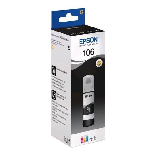 Картридж EPSON 106BK, черный [c13t00r140]