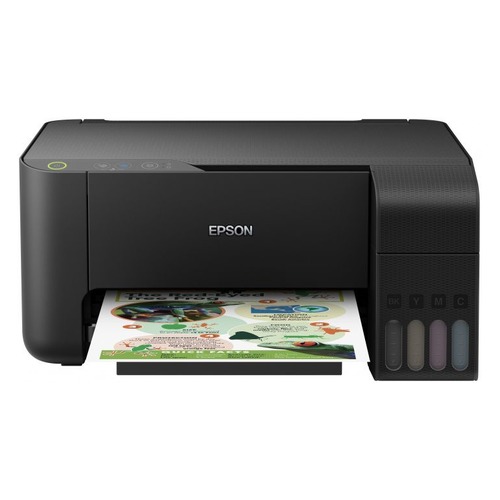 МФУ струйный EPSON L3100, A4, цветной, струйный, черный [c11cg88401]