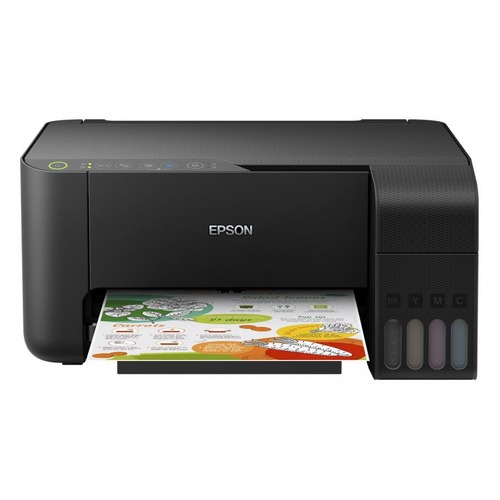 МФУ струйный EPSON L3150, A4, цветной, струйный, черный [c11cg86409]