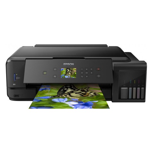 МФУ струйный EPSON L7180, A3, цветной, струйный, черный [c11cg16404]