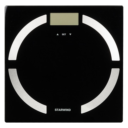 Напольные весы STARWIND SSP6051, до 180кг, цвет: черный