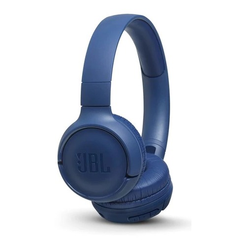 Наушники с микрофоном JBL T500BT, Bluetooth, накладные, синий [jblt500btblu]