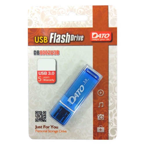 Флешка USB DATO DB8002U3 16Гб, USB3.0, синий [db8002u3b-16g]