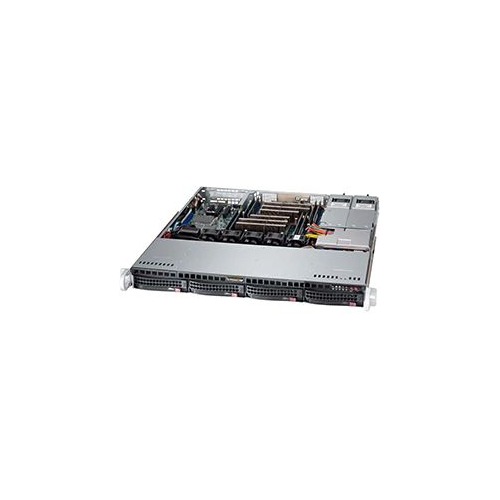 Корпус SuperMicro CSE-813MFTQ-R400CB 2x400W черный