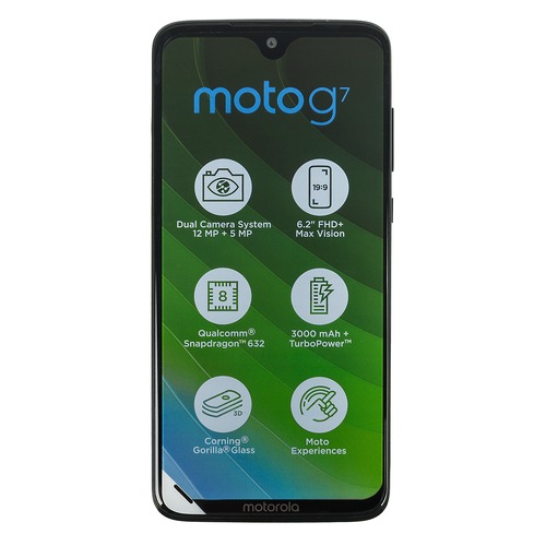 Смартфон MOTOROLA G7 64Gb, XT1962-5, черный