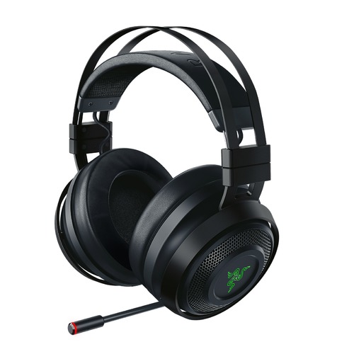 Гарнитура игровая RAZER Nari Ultimate, для компьютера, мониторы, bluetooth, черный матовый [rz04-02670100-r3m1]