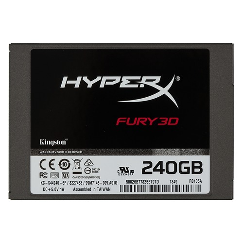 SSD накопитель KINGSTON Fury 3D KC-S44240-6F 240Гб, 2.5", SATA III