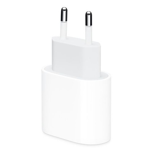 Сетевое зарядное устройство APPLE MU7V2ZM/A, USB type-C, белый