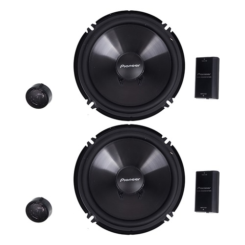 Колонки автомобильные PIONEER TS-650C, компонентные, 380Вт, комплект 4 шт.