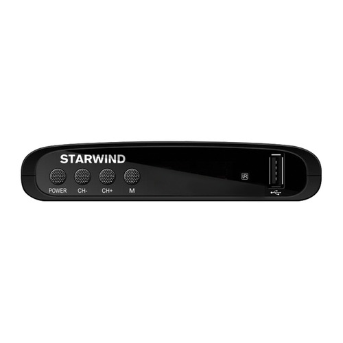 Ресивер DVB-T2 STARWIND CT-100, черный