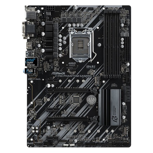 Материнская плата ASROCK Z390 PHANTOM GAMING 4, LGA 1151v2, Intel Z390, ATX, Ret