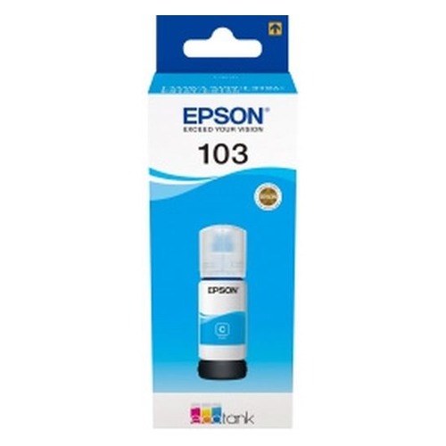 Картридж EPSON 103C, голубой [c13t00s24a]