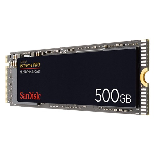 SSD накопитель SANDISK Extreme Pro SDSSDXPM2-500G-G25 500Гб, M.2 2280, PCI-E x4, NVMe