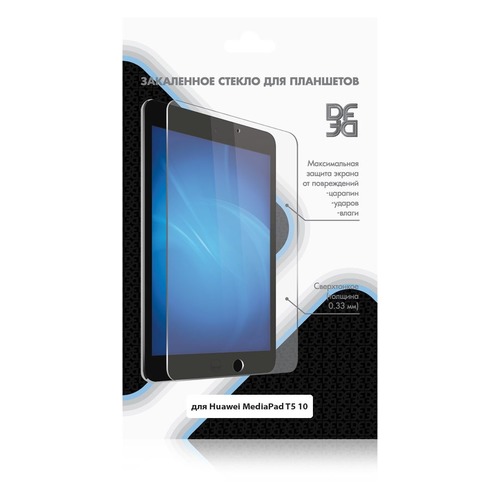 Защитное стекло DF hwSteel-44 для Huawei MediaPad T5, 10", 1 шт