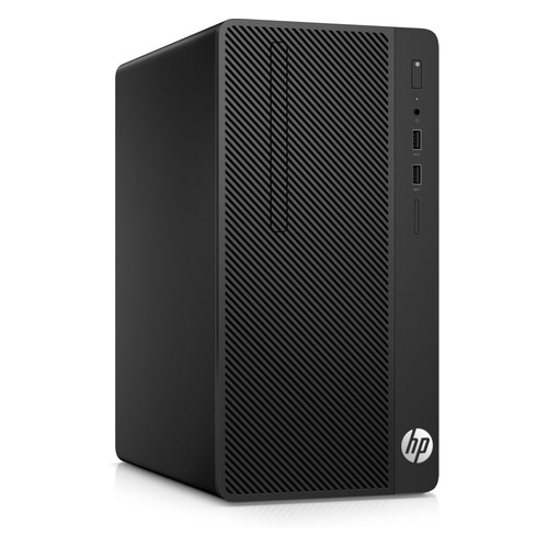 Компьютер HP Desktop Pro, Intel Core i3 6100, DDR4 4Гб, 500Гб, Intel HD Graphics 530, Free DOS 2.0, черный [6be43es]