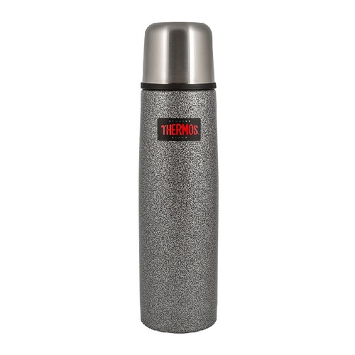 Термос THERMOS FBB 1000HM Hammered Gray, 1л, серый