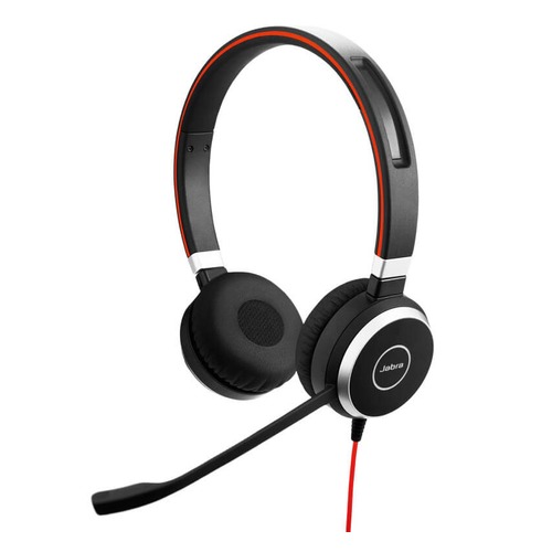 Гарнитура JABRA Evolve 40 MS, для контактных центров, накладные, черный [6399-823-109]