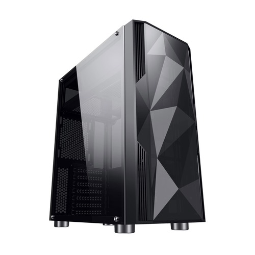 Корпус ATX FORMULA F-3401, Midi-Tower, без БП, черный