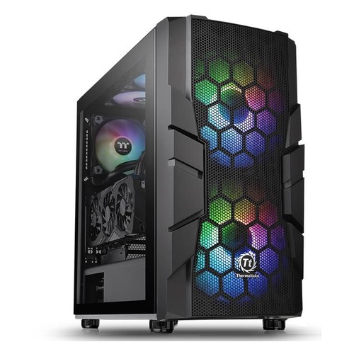 Корпус ATX THERMALTAKE Commander C33 TG, Midi-Tower, без БП, черный