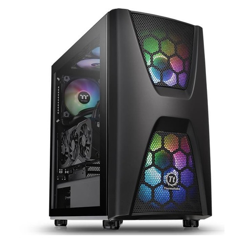 Корпус ATX THERMALTAKE Commander C34 TG, Midi-Tower, без БП, черный