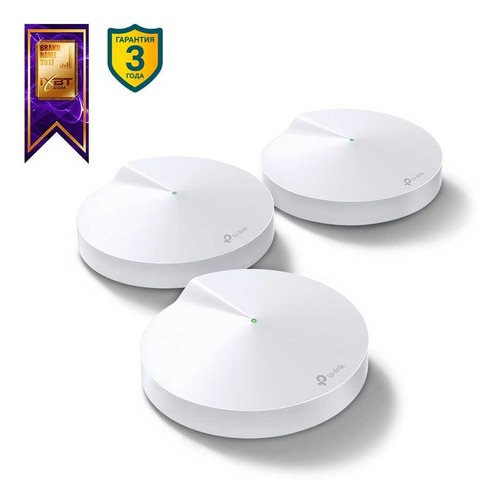 Бесшовный Mesh роутер TP-LINK Deco M9 Plus, 3 шт. в комплекте [deco m9 plus(3-pack)]