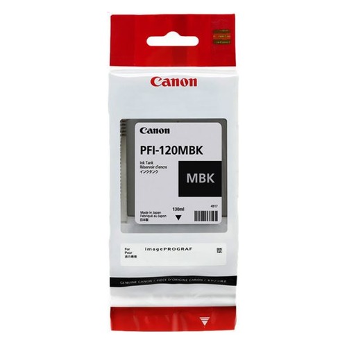 Картридж CANON PFI-120 MBK, черный матовый [2884c001]