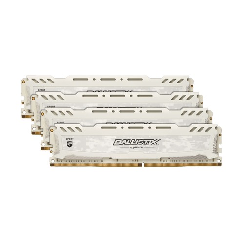 Модуль памяти CRUCIAL Ballistix Sport LT BLS4K16G4D30AESC DDR4 - 4x 16Гб 3000, DIMM, Ret