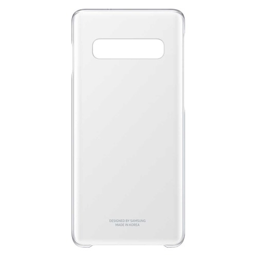 Чехол (клип-кейс) SAMSUNG Clear Cover, для Samsung Galaxy S10, прозрачный [ef-qg973ctegru]