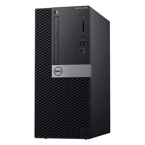 Компьютер DELL Optiplex 5060, Intel Core i5 8500, DDR4 8Гб, 256Гб(SSD), Intel UHD Graphics 630, DVD-RW, Windows 10 Professional, черный [5060-4447]