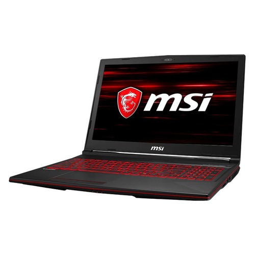 Ноутбук MSI GL63 8SE-421RU, 15.6", Intel Core i7 8750H 2.2ГГц, 16Гб, 1000Гб, 128Гб SSD, nVidia GeForce RTX 2060 - 6144 Мб, Windows 10, 9S7-16P732-421, черный