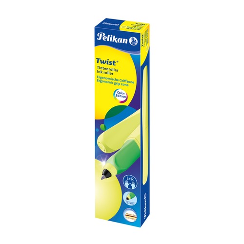 Ручка роллер Pelikan Office Twist Standard R457 (PL807289) желтый неон M