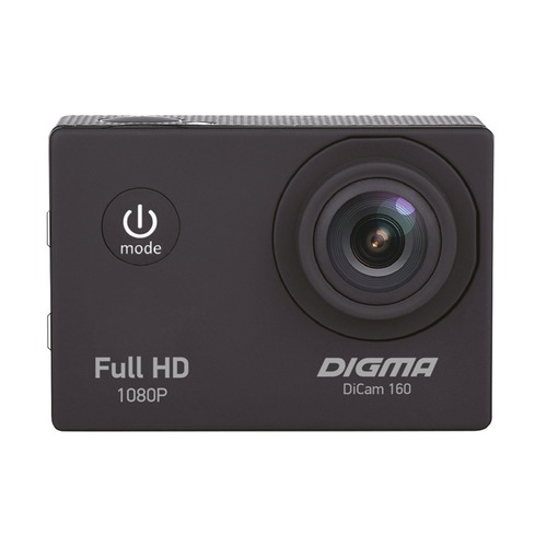 Экшн-камера DIGMA DiCam 160 1080p, черный [dc160]