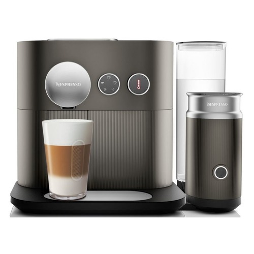 Капсульная кофеварка DELONGHI Nespresso Expert EN355.GAE Milk, 1400Вт, цвет: темно-серый [0132191731]