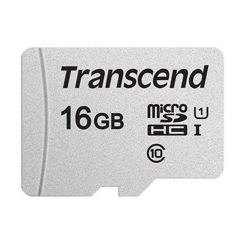 Карта памяти microSDHC UHS-I U1 TRANSCEND 16 ГБ, 95 МБ/с, Class 10, TS16GUSD300S, 1 шт.