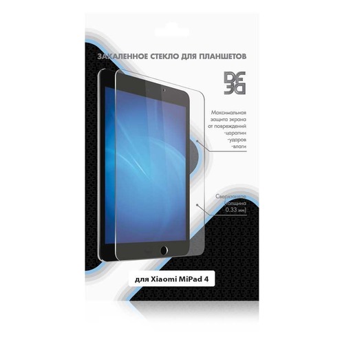 Защитное стекло DF xiSteel-08 для Xiaomi MiPad 4, 1 шт