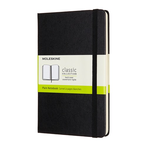 Блокнот Moleskine CLASSIC Medium 115x180мм 240стр. нелинованный твердая обложка черный 6 шт./кор.