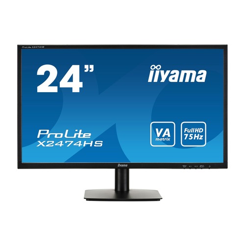 Монитор IIYAMA X2474HS-B2 23.6", черный