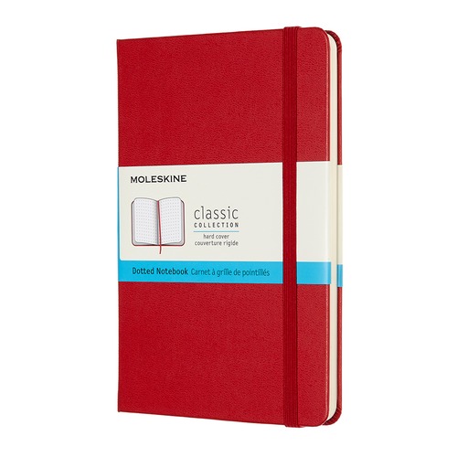 Блокнот Moleskine CLASSIC Medium 115x180мм 240стр. пунктир твердая обложка красный