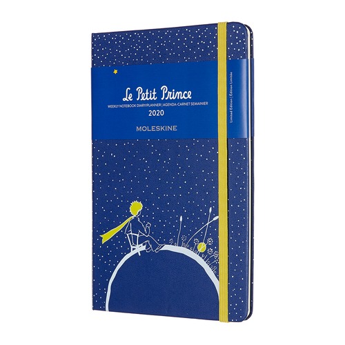 Еженедельник MOLESKINE Limited Edition L'petit Prince, 144стр., синий [dpp12wn3y20]