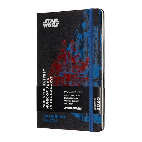 Еженедельник MOLESKINE Star Wars WKNT LE, 144стр., черный [dsw12wn3y20]