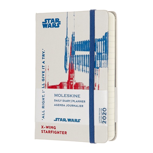 Ежедневник MOLESKINE STAR WARS LE, 400стр., белый [dsw12dc2y20]