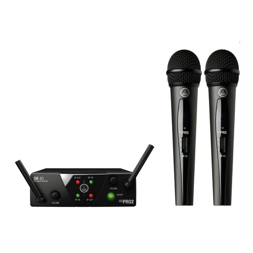 Радиосистема AKG WMS40 Mini2 Vocal Set BD US25B/D беспровод. черный